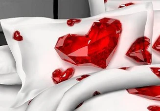 Красный постельные принадлежности Сердце комплект с надписью «Love», постельное белье набор постельного белья: пододеяльник, покрывал queen Размер 4 предмета в комплекте