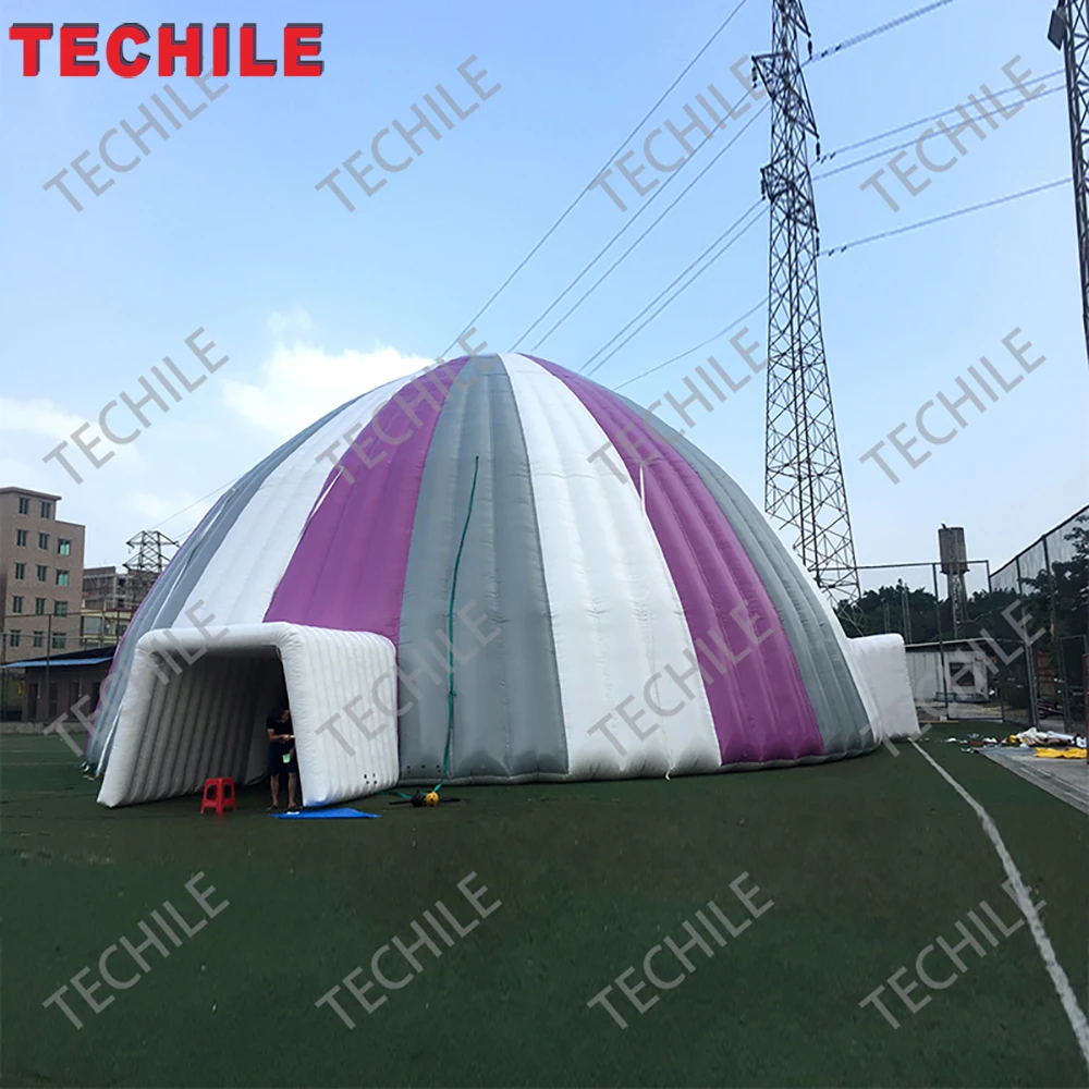 Огромный Открытый заказной надувной воздушный плотный открытый тент для события Теннис Футбол Вечерние