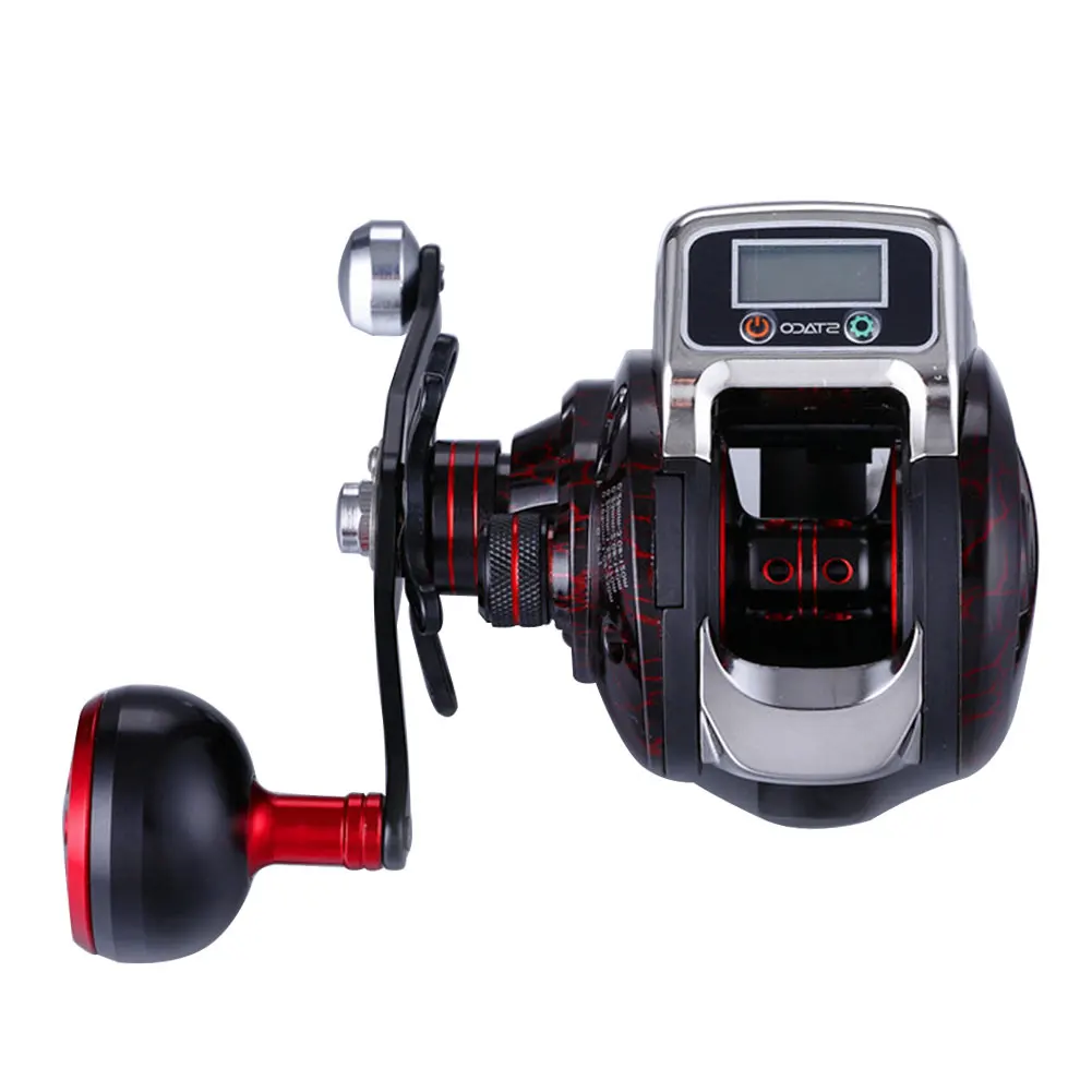 

6.3:1 15 Ball Bearing Durable Digital Display Hand Spinning Tools Aluminium Spool Portable Fishing Reel Accessories Outdoor