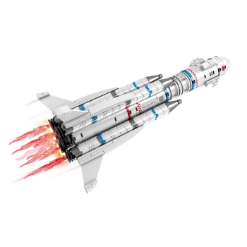

MODIKER 332Pcs Small Particle Assembled Puzzle Space Science and Technology Movie Launch Vehicle Building Block Birthday Gift