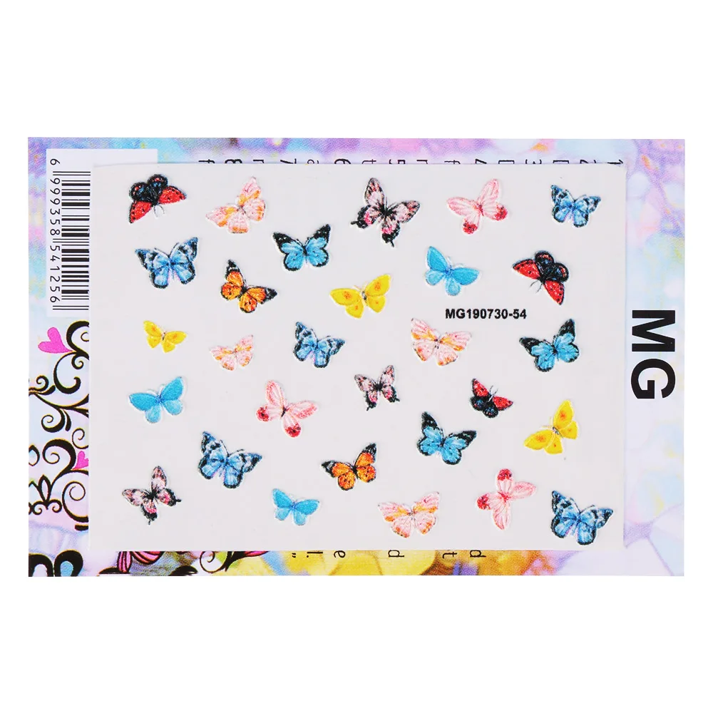 3D Acrylic Engraved Nail Sticker Beautiful Dancing Gril Snow Shape Water Decals Empaistic Nail Water Slide Decals DIY Nail Art