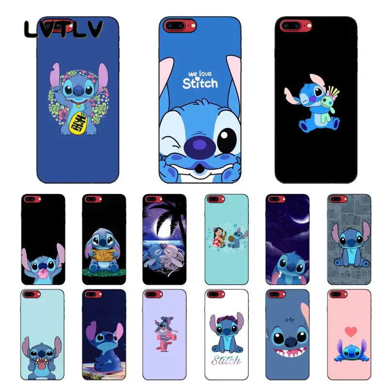 LVTLV милый мультфильм Лило Ститч чехол для телефона iPhone 11 pro XS MAX 8 7 6 6S Plus X 5 5S SE XR |