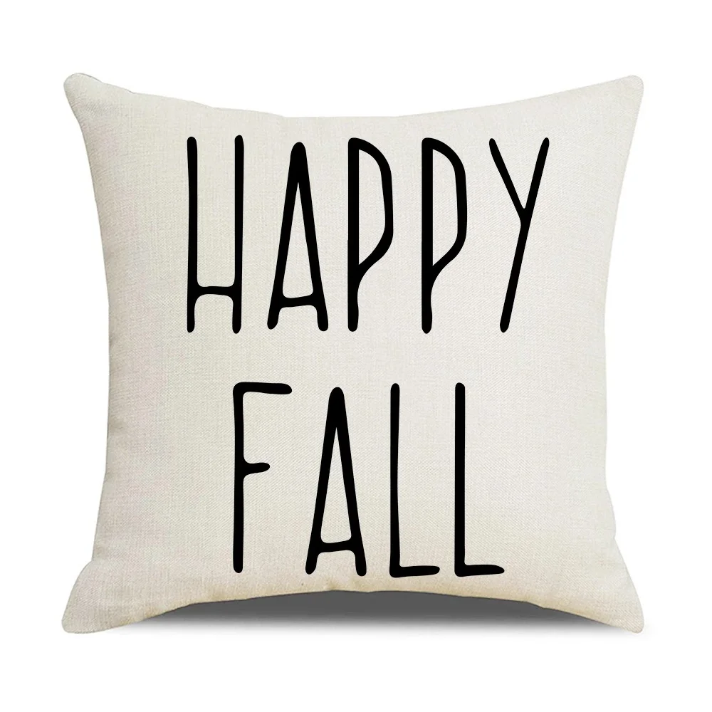 Fall Pumpkin Cushion Covers 18x18 Inch Farmhouse Decor Thanksgiving Buffalo Check Linen Throw Pillow Covers Happy Thanksgiving Fall Pumpkin Cushion Covers 18x18 Inch Farmhouse Decor Thanksgiving Buffalo Check Linen Throw Pillow Covers Happy Thanksgiving