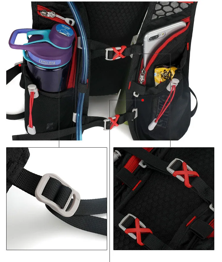 correndo saco de água bicicleta mochila à prova dwaterproof água