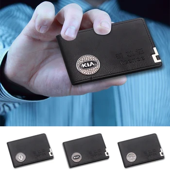 

Driver License Holder PU Leather Case Business Drivring Documents Wallet For TOYOTA Ford NISSAN BMW CITROEN Car Accessories