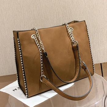 

Vintage PU Leather Hand Bags Women Elegant Shoulder Pack Female Big Travel Pack Totes Lady Handbags Fashion Women Bags Designer