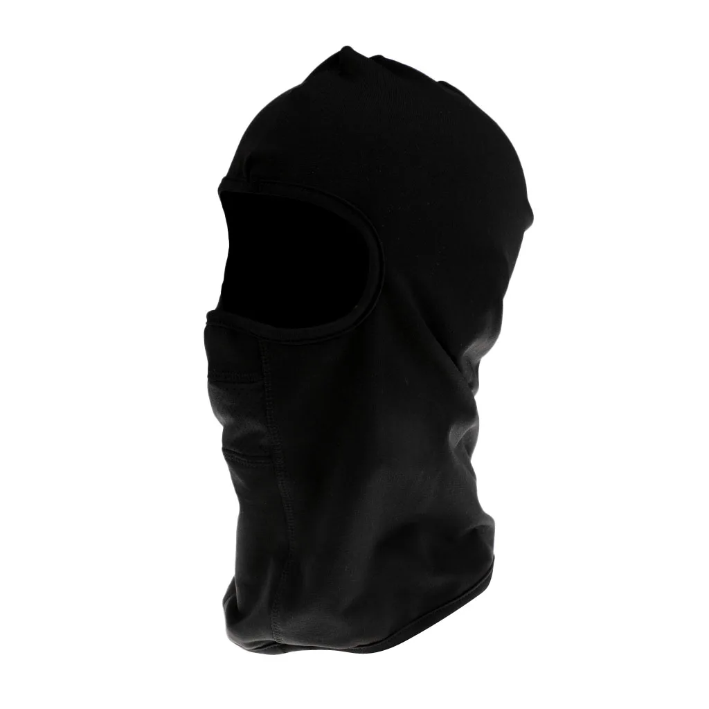 1 шт ветрозащитная Полнолицевая шапочка Лыжная маска спортивная шапка-черный