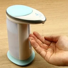 Автоматический диспенсер для жидкого мыла, умный датчик, Бесконтактный, гальванический диспенсер для дезинфицирующего средства, диспенсер для кухни, ванной комнаты, 400 мл, диспенсер