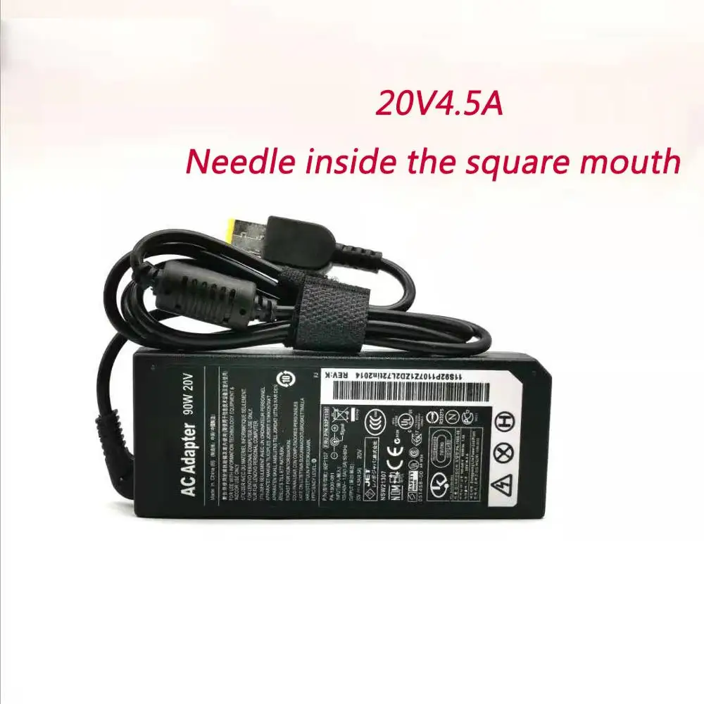 20V 4.5A 90W Adaptador AC Carregador de Bateria fonte Alimentação para Lenovo ThinkPad | Электроника