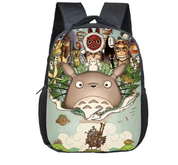 

12 Inch Tonari no Totoro My Neighbor Totoro Backpacks Schoolbags Girls Boys Children School Bags Kindergarten Toddler Backpack