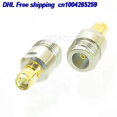 

DHL 100pcs Conversion Adapter N female F to SMA male M RF coaxial connector for WIFI adapter connector 22cs