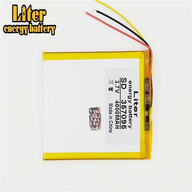 Bateria de polímero de lítio para Game Machine, 3 Line, 3.7V, 103443,  1800mAh, MP3, MP4, MP5, Navegador GPS, Rádio Drift, Stealth 2, Câmera de  ação - AliExpress