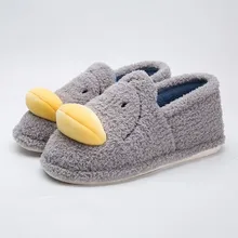 Мужские тапочки; домашние теплые плюшевые тапочки на плоской платформе; теплые домашние тапочки с героями мультфильмов; тапочки с закрытым носком;# G2