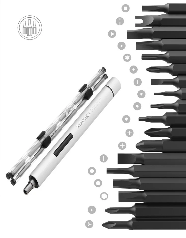 

1P+ 19 In 1 Electric Screw Driver Cordless Power Screwdriver Repair Tools