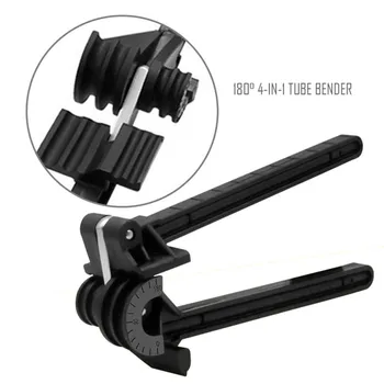 

180 Degree Pipe Tubing Bender Multi-use Combined Four-Slot Pipe Bender Ventilation Systems Tube Bending Tool for Copper
