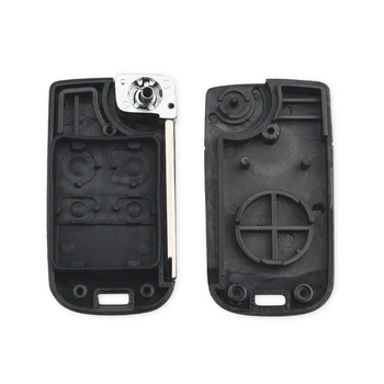 KEYYOU 3/4 pulsanti modificato Flip pieghevole Shell chiave remota per Ford Edge Flex spiegatore spedizione Focus Lincoln Mercury Navigator - KEYYOU 3 4 pulsanti modificato Flip pieghevole Shell chiave remota per Ford Edge Flex spiegatore