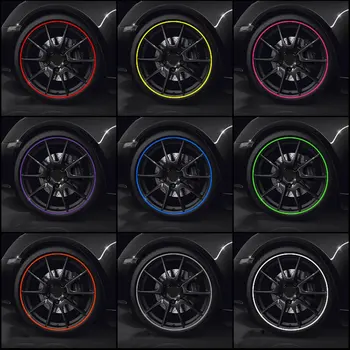 

8M/ Roll Styling IPA Rimblades Car Vehicle Color Wheel Rims Protectors Decor Strip Tire Guard Line Rubber Moulding Trim