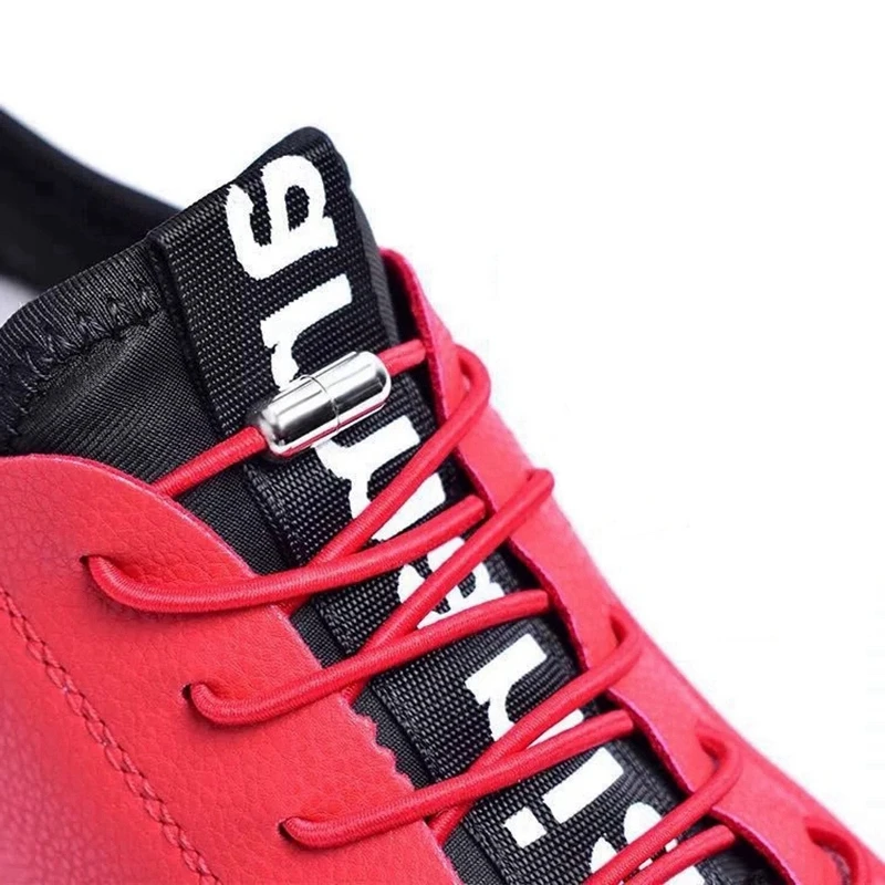 1Pair Elastic Shoelaces Round No Tie Shoe laces Sneakers Shoelace Kids Adult Rubber elastic Laces Lock One Size Fits All Shoes 1Pair Elastic Shoelaces Round No Tie Shoe laces Sneakers Shoelace Kids Adult Rubber elastic Laces Lock One Size Fits All Shoes
