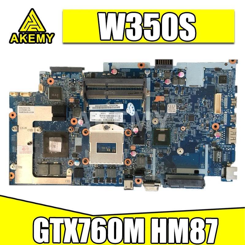 6-71-W35S0-D04 6-77-W355ST00-D04 для W350S W370S K760C K650C W350ST W355ST Материнская плата ноутбука GTX760M HM87 100%