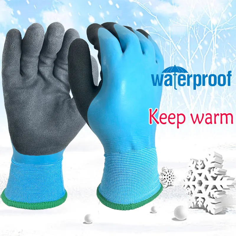 -30 grados de pesca frío prueba térmica guantes de trabajo de almacenamiento en frío Anti-congelación ropa Unisex a prueba de viento baja temperatura deporte al aire libre