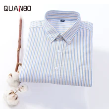 Хлопок Оксфорд полосатая Мужская рубашка с длинным рукавом осень весна бизнес повседневное молодежное платье рубашки Высокое качество брендовая одежда