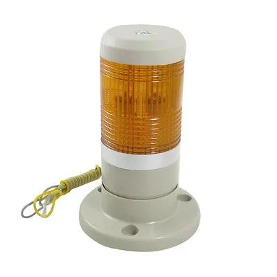 

12V DC Industrial Yellow Signal Tower Warning Lamp Stack Light Psyoe