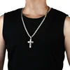 Heavy Crucifix Cross Pendant Necklace Men Gold Stainless Steel Male Punk Necklaces Byzantine Chain Men Necklaces Jewelry Gifts ► Photo 3/6