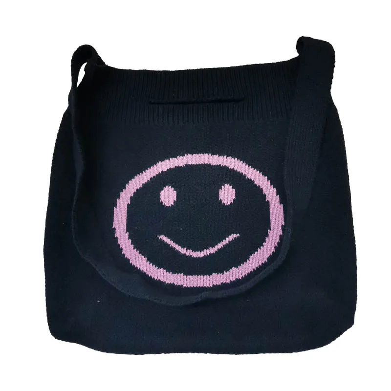 

Women's bag 2020 fall new fashion wool lazy knitting bag large capacity original single shoulder bag