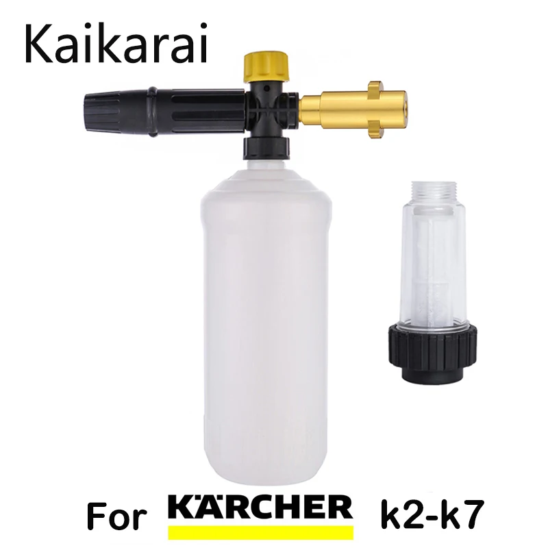 

For karcher K2 K3 K4 K5 K6 K7High pressure cleaner foam generator ,1LSnow Foam Lance Soap Foamer Sprayer Foam Generator Foam Gun