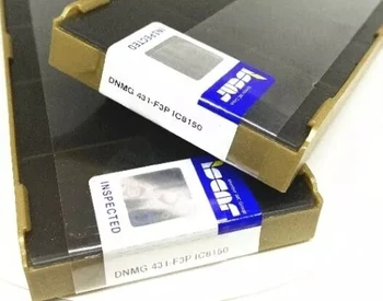 

10 PCS ISCAR CARBIDE INSERT DNMG150404-F3P IC8150