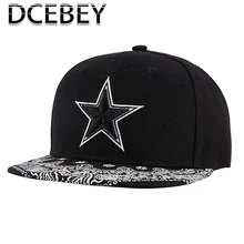 Звезда вышивка кепки в стиле хип-хоп Хлопок Snapback бейсбольная кепка для мужчин женщин Повседневная Кепка s Женская шляпа для девочек мужские кепки в стиле хип-хоп