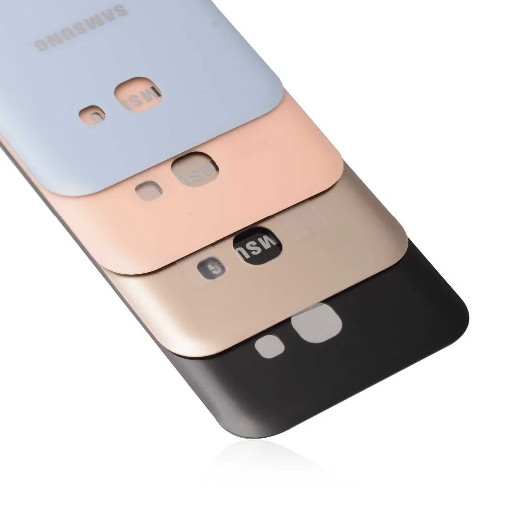 Задняя крышка батареи для Samsung Galaxy A5 A520 A520F задняя крышка корпуса батарейного отсека Запасные части