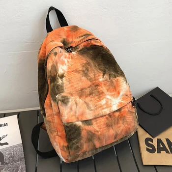 

Corduroy Backpacks For Women 2020 Casual Style Ladies Solid Color High capacity Back Pack Female Teens Girls School Backpack