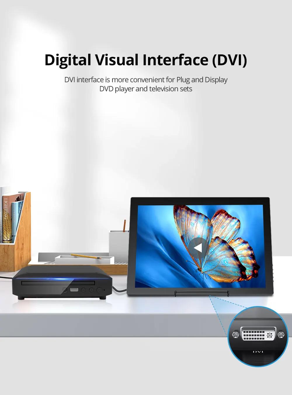 UPERFECT 12.3 ġ ġ ũ ޴ , HDMI, USB, VGA, DVI,  ° ȭ ÷, Ʈ PC ũ  VESA