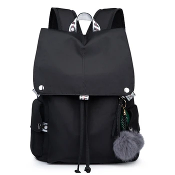 

Women'S Backpacks Girl Student Laptop Bag Usb Charging Jack School Bags Women'S Teen Travel Bag