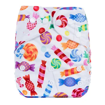 

Biodegradable Washable Baby Diapers All In One Reusable Bamboo Cloth Nappy P13