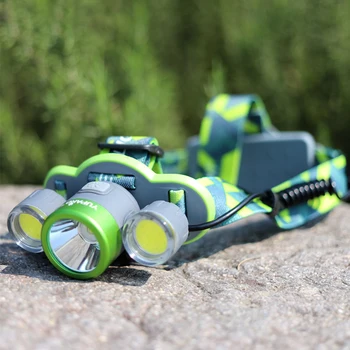 

COB Super Bright Headlamp LED Head Lamp Flashlight Torch Lights USB Charging Outdoor Camping Light Outdoor Fishing Headlights