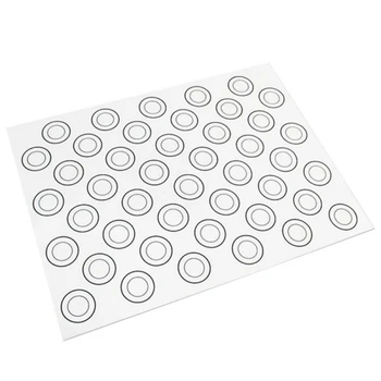 

Practical Oven Baking Silicone Baking Mat Macaroons Padding Sugar Non-stick Baking Pad Kitchen Glass Fiber Mat