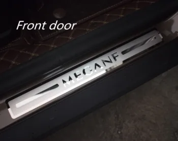 

2009-2020 Ultrathin stainless steel car stickers styling door sill Scuff Plate pedal Article threshold For Renault Megane