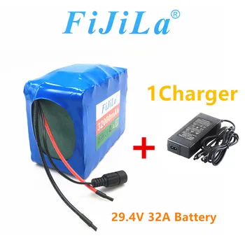 

high quality 7S5P 24v 32.0Ah battery pack 250w 29.4V 32000mAh lithium ion battery for wheelchair electric bicycle + 2A charger