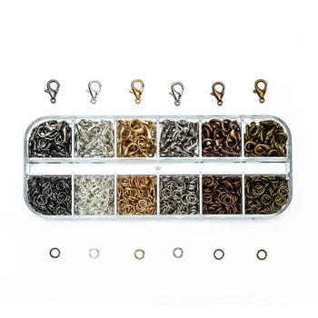 

1 Box Assorted Mixed Color Jewelry DIY Making Findings Alloy Lobster Claw Clasps High Quality Durable Jewelry Accessories