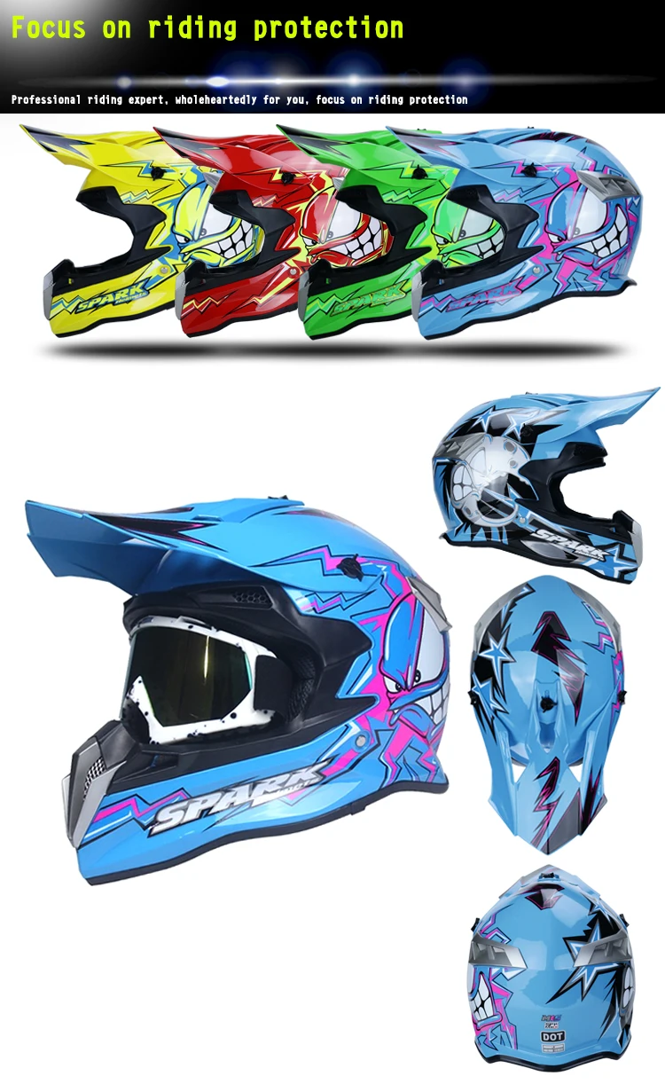 Модный Универсальный Мотоцикл Защитный Moto кросс-Шлем s ATV для езды на велосипеде по бездорожью и склонам MTB DH гоночный шлем кросс-шлем j
