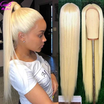 

Brazilian Lace Front Wig Full 4*4 Straight Lace Closure Wig Human Hair Wigs 613 Blonde Wigs For Women Preplucked with Baby Hair