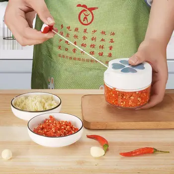 

1PC Garlic Press Manual Garlic Grinder Hand Press Food Chopper Mixer Meat Fruit Vegetable Nuts Cutter Meat Grinder Kitchen Tools