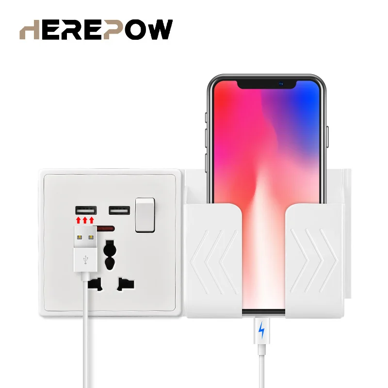 Herepow Многофункциональная розетка с usb выключателем универсальная под любую вилку