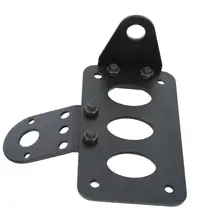 Держатель номерного знака Универсальный мотоцикл ретро Боковое крепление задний фонарь держатель номерного знака Рамка Кронштейн номерного знака Кронштейн