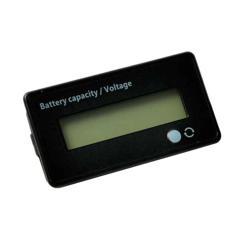 

12V 24V 36V 48V Battery Meter, Battery Capacity Voltage Indicator, Lead-Acid & Lithium Ion Battery Charge Discharge Monitor, for