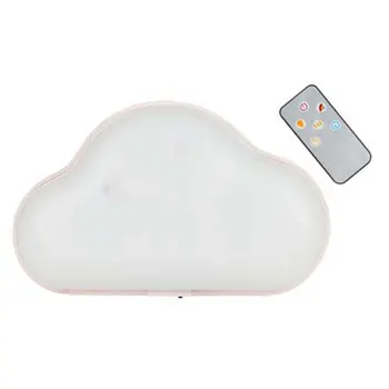 

Colorful color changing warm light cloud shaped night light ABS USB interface charging LED luminous atmosphere light 1 Set