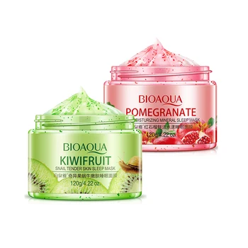 

BIOAQUA pomegranate kiwi fruit Sleep Facial Mask fruit Moisturizing Oil-control anti-wrinkle mud face mask skin care