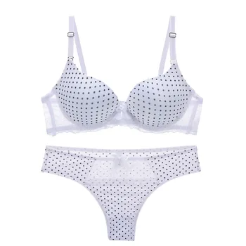 

Push up bra sets femme lingerie sets sexy gather B C cup fashion yong girl bra brief panty sets women underwear sets bra brief
